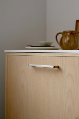 Uchwyt meblowy podłużny Unify 160 Metalowy Srebrny