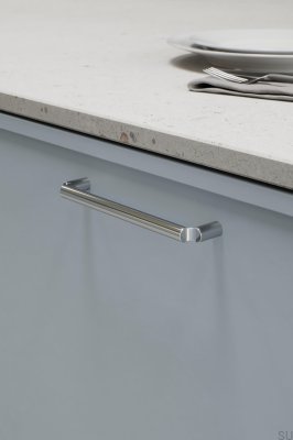Uchwyt meblowy podłużny Break 160 Metalowy Srebrny Chromowany