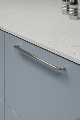 Uchwyt meblowy podłużny Break 320 Metalowy Srebrny Chromowany