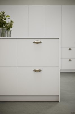 Uchwyt meblowy podłużny Luna 96 Metalowy Złoty Szczotkowany