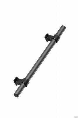 Uchwyt meblowy podłużny Bond 320 Metalowy Czarny Mat/Gun-Metal