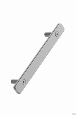 Uchwyt meblowy podłużny Tool 128 Metalowy Srebrny