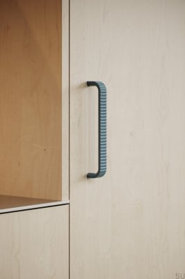 Uchwyt meblowy podłużny Lace 160 Metalowy Niebieski Mat