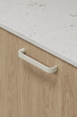 Uchwyt meblowy podłużny Lace 160 Metalowy Żółty Mat