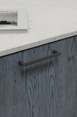 Uchwyt meblowy podłużny Punto 160 Metalowy Czarny Mat