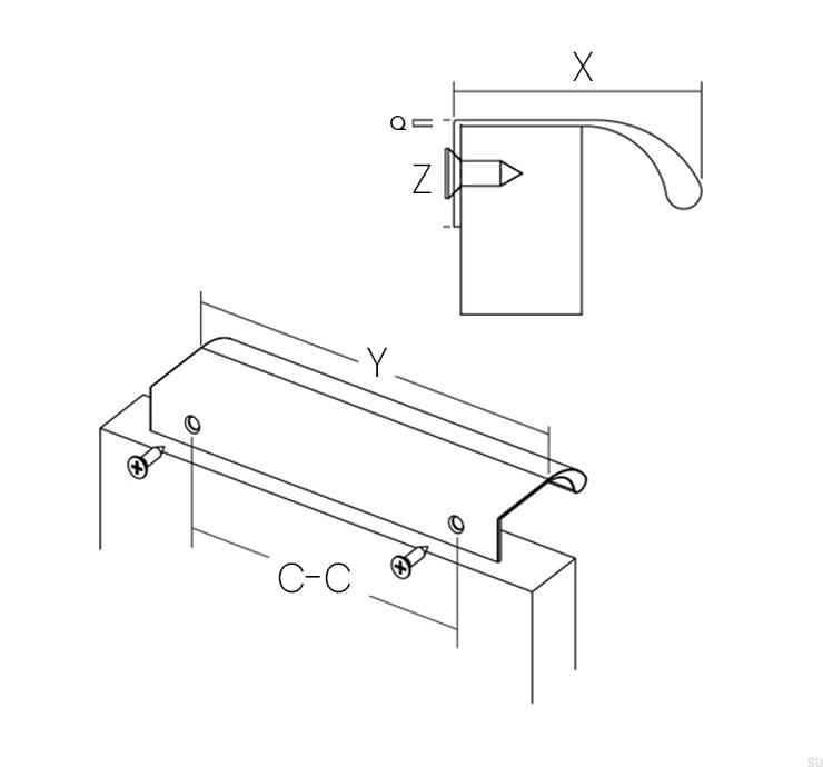 419720350-94--Uchwyt-meblowy-krawędziowy-Edge-Straight-350-Aluminiowy-Antyczny-Brąz-Furnipart-Skandynawskie-Uchwyty_2
