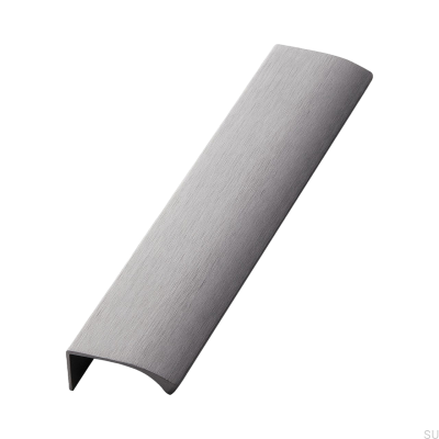 Uchwyt meblowy krawędziowy Edge Straight 200 Aluminiowy Antracyt Szczotkowany
