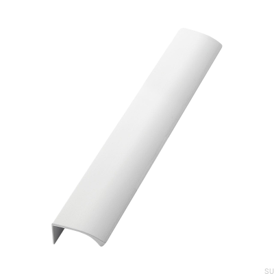 Uchwyt meblowy krawędziowy Edge Straight 350 Aluminiowy Biały