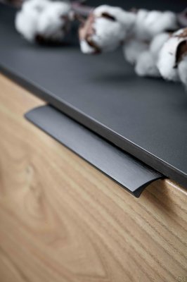 Uchwyt meblowy krawędziowy Edge Straight 40 Aluminiowy Antyczny Brąz