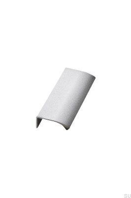 Uchwyt meblowy krawędziowy Edge Straight 100 Aluminiowy Biały Mat
