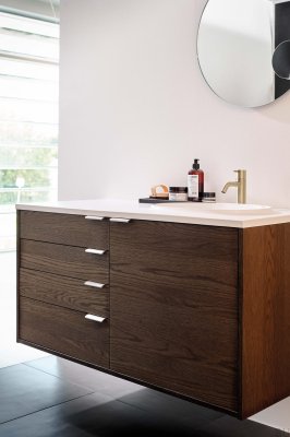 Uchwyt meblowy krawędziowy Edge Straight 100 Aluminiowy Srebrny