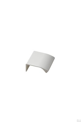 Uchwyt meblowy krawędziowy Edge Straight 40 Aluminiowy Biały Mat