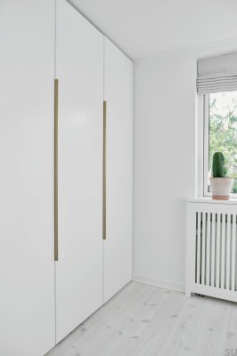 Uchwyt meblowy krawędziowy Edge Straight 1200 Aluminiowy Ciemny Złoty Szczotkowany