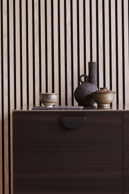 Uchwyt meblowy podłużny Horizon Large 64 Metalowy Czarny Mat