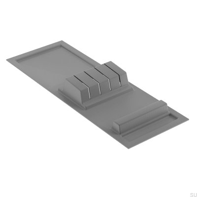 Wkładka na noże Basic Ciemnoszara 148x410mm