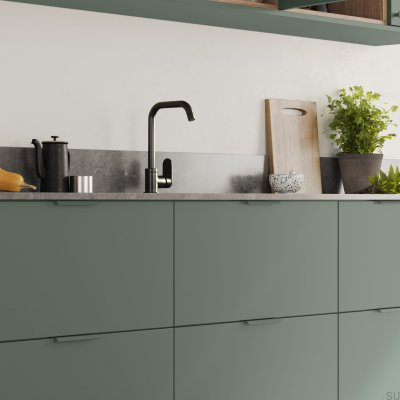 Uchwyt meblowy krawędziowy Side 40 Aluminiowy Zielony