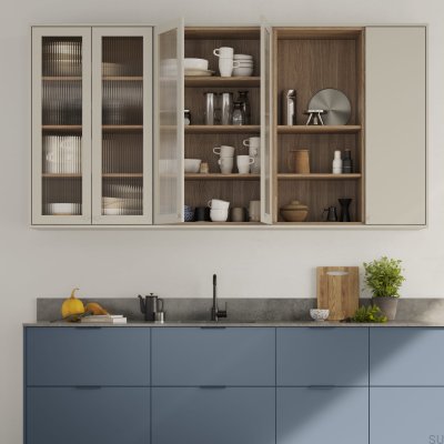 Uchwyt meblowy krawędziowy Side 40 Aluminiowy Storm Blue