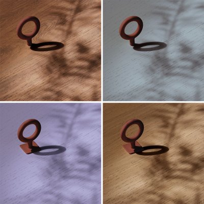 Gałka meblowa Key 32 Metalowa Reddish Brown