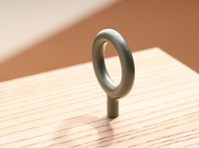 Gałka meblowa Key 32 Metalowa Ash Green