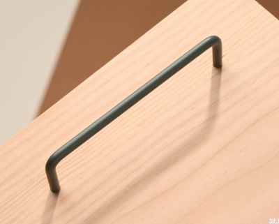 Uchwyt meblowy podłużny Thread 128 Metalowy Ash Green