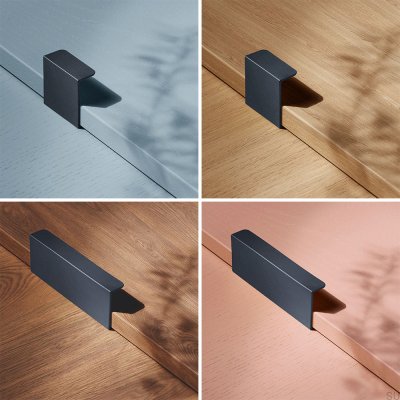 Uchwyt meblowy krawędziowy Hide 40 Metalowy Deep Blue