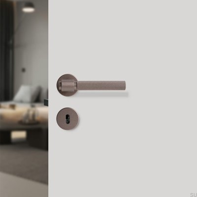  Klamka do drzwi Helix 200 Metalowa Ciemny Brąz