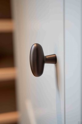 Gałka meblowa T-Bar Oliver Mosiężna Brązowa Szczotkowana