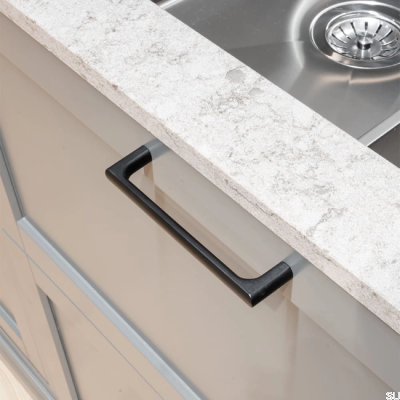 Uchwyt meblowy podłużny Ethel 160 Czarny mat