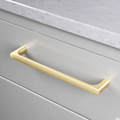 Uchwyt meblowy podłużny Ethel 160 Złoty Szczotkowany