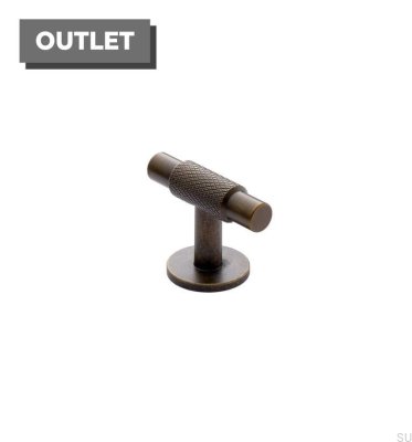 Gałka meblowa T-Bar Manor T Antyczny złoty