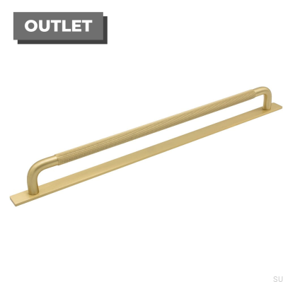 Uchwyt meblowy podłużny z podkładką Helix 320 Złoty