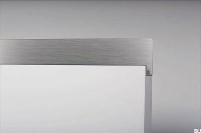 Uchwyt meblowy krawędziowy Jey 3000 Aluminiowy Nielakierowany