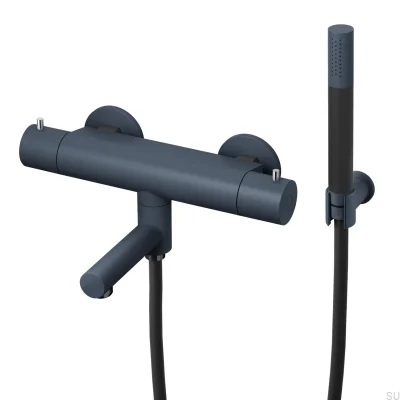  Bateria wannowo-prysznicowa termostatyczna EVM026-150 Mosiężna Deep Blue