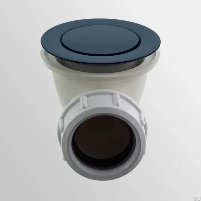 Korek do wanny Pop-up 22200 Mosiężny Deep Blue