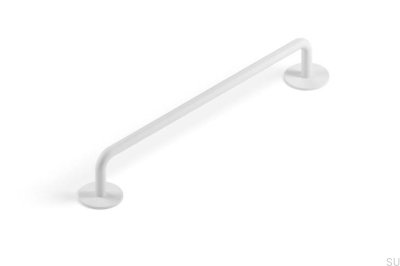 Uchwyt meblowy podłużny Milano 160 Metalowy Biały Mat