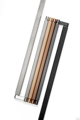 Uchwyt meblowy podłużny Brooklyn Big 448 Aluminiowy Brązowy Szczotkowany