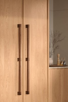 Uchwyt meblowy podłużny dwustronny Hako Big 960 Drewniany Orzech Włoski