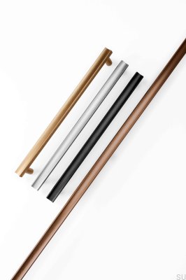 Uchwyt meblowy podłużny Moon Big 1056 Aluminiowy Brąz Szczotkowany