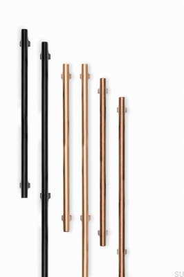 Uchwyt meblowy podłużny Hinoki Big 832 Aluminiowy Brązowy Szczotkowany