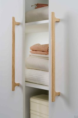 Uchwyt meblowy podłużny Hinoki Wood Big 832 Drewniany Dębowy