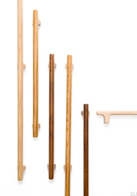 Uchwyt meblowy podłużny Hinoki Wood Big 832 Drewniany Orzech Włoski