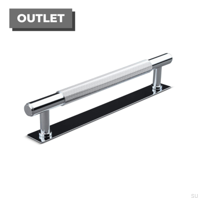 Uchwyt meblowy podłużny Salo Stripe 160 Chrom Polerowany