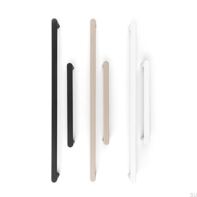 Uchwyt meblowy podłużny Aqua-Rama 320 Metalowy Czarny