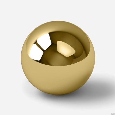 Gałka meblowa Odete L Mosiężna Polerowana Lakierowana