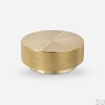 U.11.1--Gałka-Meblowa-Tove-L-Złota-Mosiężna-Szczotkowana-Nielakierowana-Open&amp;Hide-Skandynawskie-Uchwyty_1