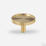 U.5.0--Gałka-Meblowa-Vera-L-Mosiężna-Szczotkowana-Nielakierowana-Open&amp;Hide-Skandynawskie-Uchwyty_1