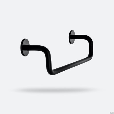 Uchwyt meblowy podłużny Ava 128 Mosiężny Czarny