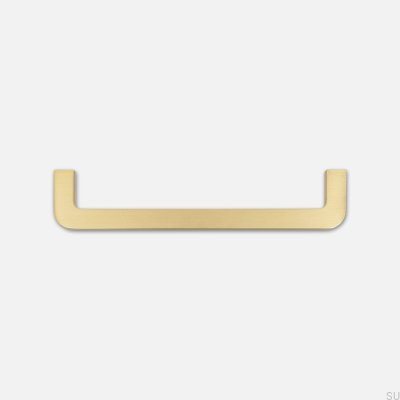 Uchwyt meblowy podłużny Isa M 160 Mosiężny Szczotkowany