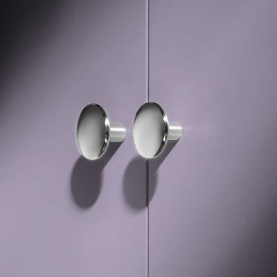 Gałka meblowa Celine M 35 Mosiężna Srebrna Chromowana