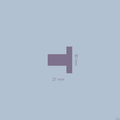 Wieszak Nena MW Stal Nierdzewna Szczotkowana